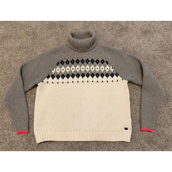 Bogner Fire & Ice Denali Nordic Turtleneck Sweater Size XL Apres Ski Wool Winter - Picture 1 of 16